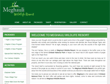 Tablet Screenshot of meghauliresort.com